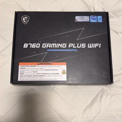 MSI B760 Gaming Plus WIFI Intel Motherboard