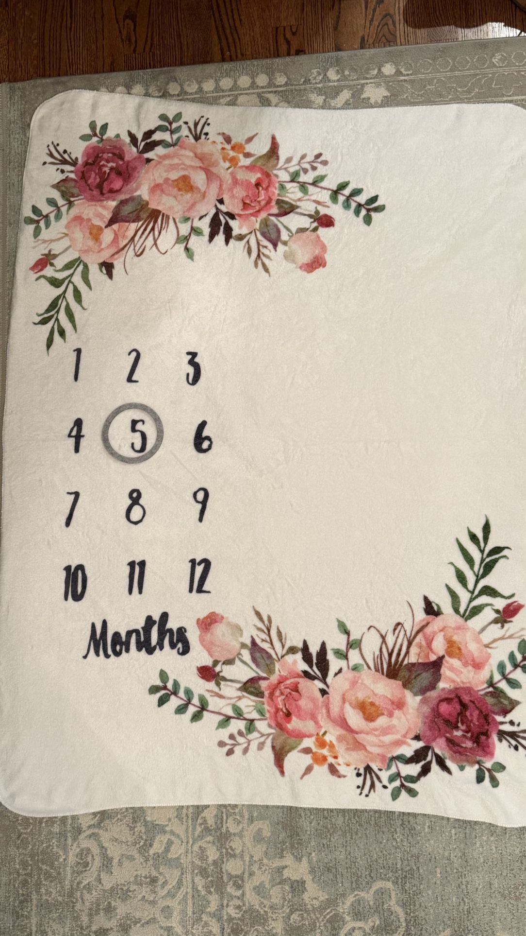 Baby monthly calendar