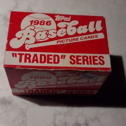 Baseball 1986 Topps Traded Set Complete.  Bo Jackson Rookie Card, Barry Bonds Rookie Card, Will Clark Rookie Card.  Cash Porch Pickup Redmond 