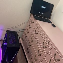 Completed 4K Gaming PC Setup - i7-7700, GTX 1070 Ti, 1TB SSD & LG 4k Monitor 