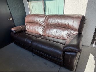 Faux Leather Recliner Couch / Sofa