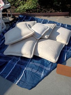 Now these beige pillows to be put in a gigantic washer less than 25 for all