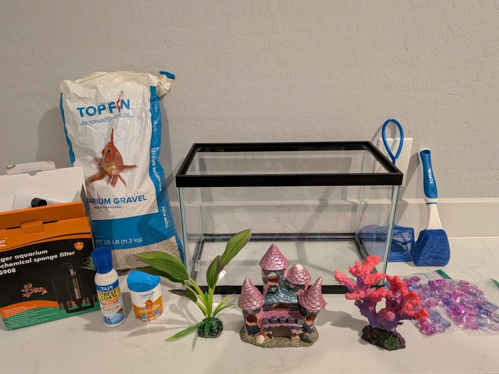 Fish Tank And Accessories. Super Clean