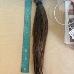 13-14 Inch Virgin Brown Hair
