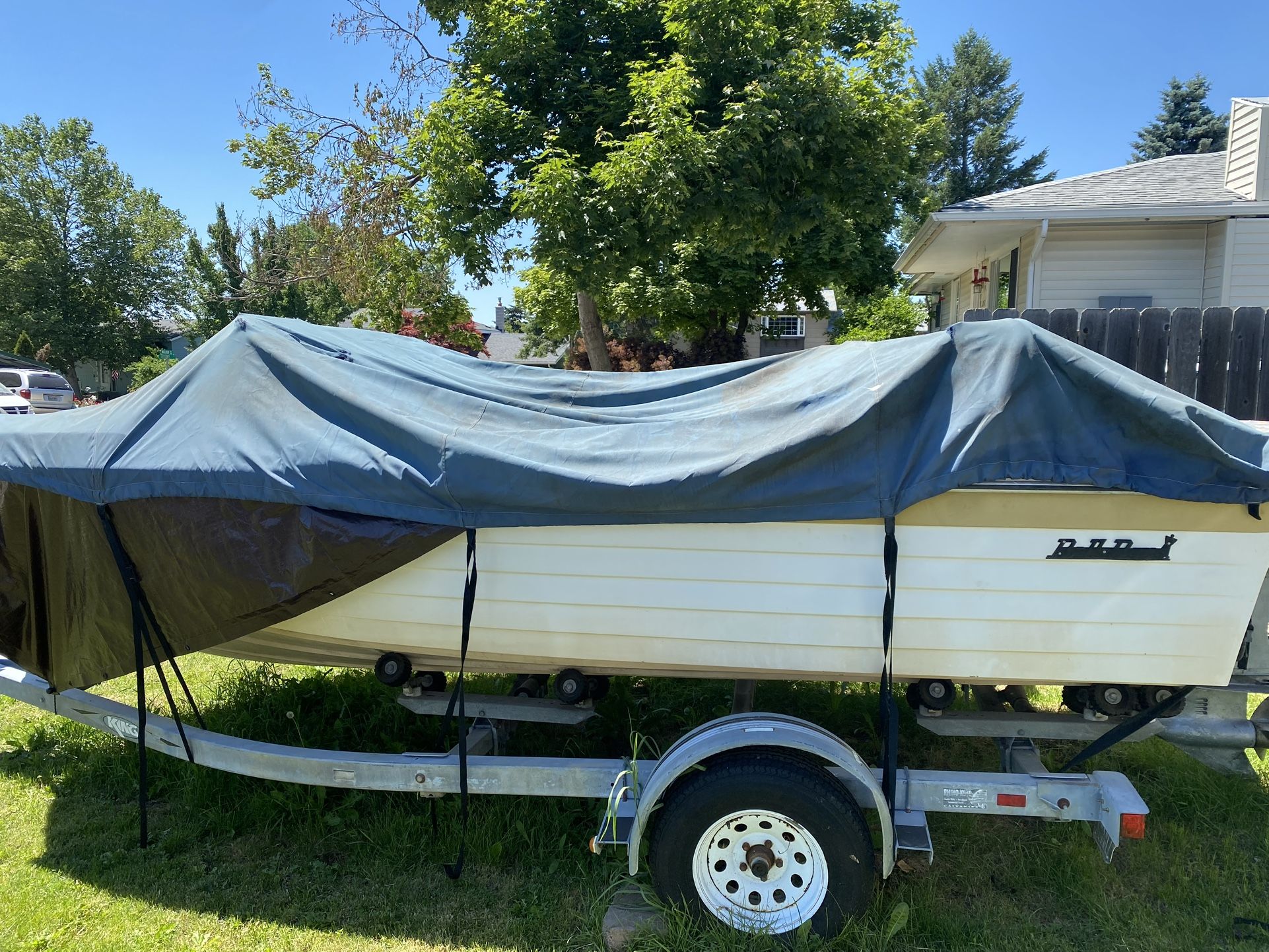 1971 17ft bellboy 140 Hp Evinrude