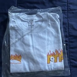 FTP x Thrasher Flame Tee