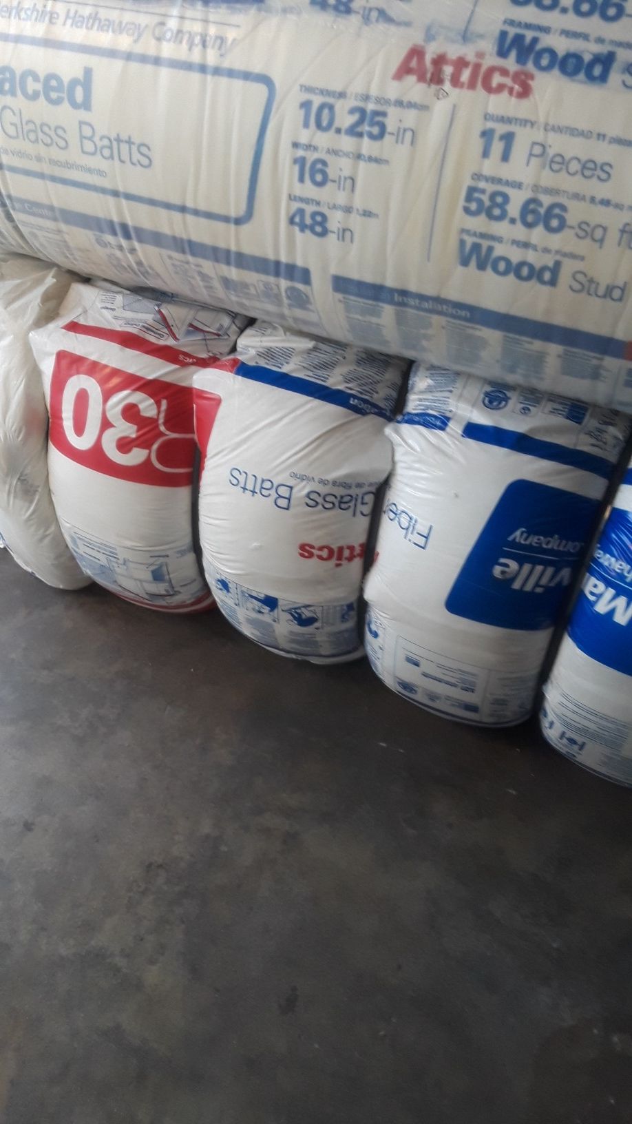 Insulation for walls 2x4 R15x15 cover 87 square feet each bag the price is for each