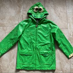 Disney Store The Good Dinosaur 🦖 🦕 Rain Coat Jacket Size 7/8 Brand New No Tag 