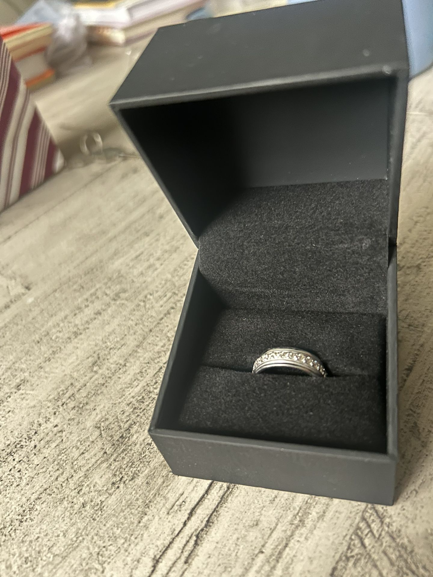 Beautiful Certified Diamond Layered Across Wedding Band