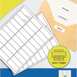 Address Labels, 1" x 2 5/8" POLONO Shipping Address Labels for Inkjet & Laser Printers, 2.0 Mailing Labels Compatible with Avery 5160, 5260 for FBA La