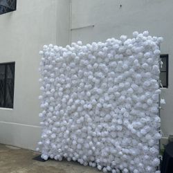 Flower Wall White 8x8