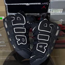 Nike Air More Uptempo 'Black White' 2020