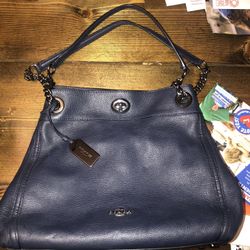 Coach Purse Navy 