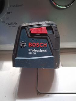 Bosch self leveling cross hair laser.