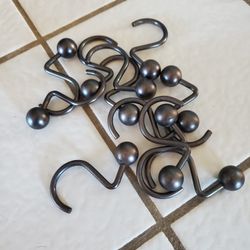 Metal Shower Curtain Hooks