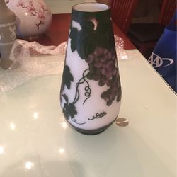  Hand Carved French Vase By Galley
