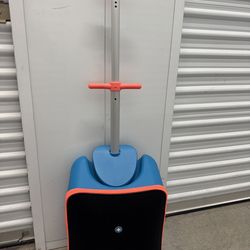 Micro Kickboard Luggage Eazy Swiss-Designed Folding Suitcase for Children Ocean Blue