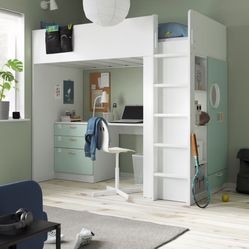 IKEA Loft Bed W/Ladder 