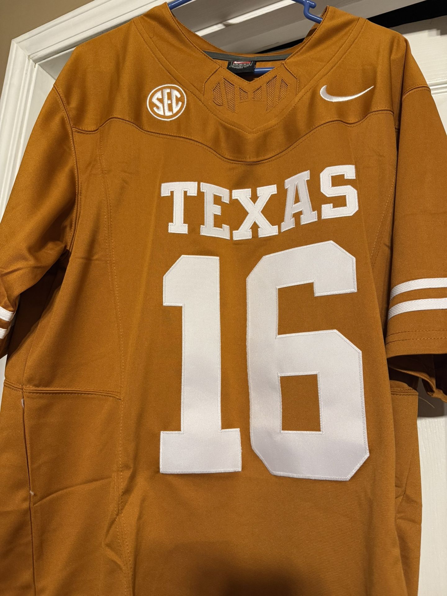 Texas #16 Manning Jersey. Medium To XXXL