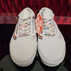 Vans Old Skool "Love Multilingual" Pride Edition – Size 9 Men / 10.5 Women –