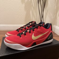 Nike Kobe 9 Low EM 2025 China University Red IH1400-600 US Mens Size 10