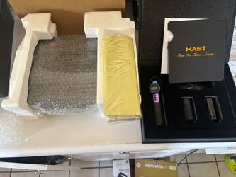 Tattoo gun and printer with supplies