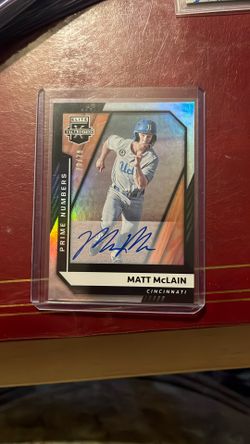 Matt McLain Rookie Auto Numbered 70/70