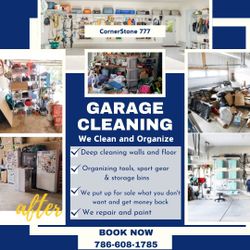 Garage cleaning And Organize