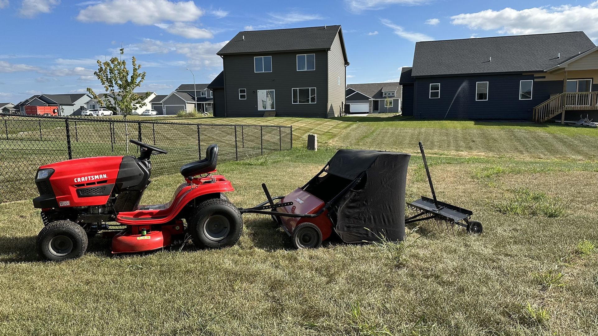 Riding lawnmower Set