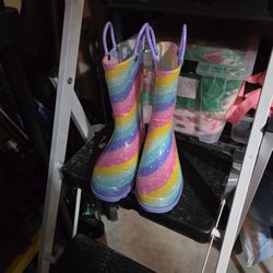 Girls Size 12 Rainboots