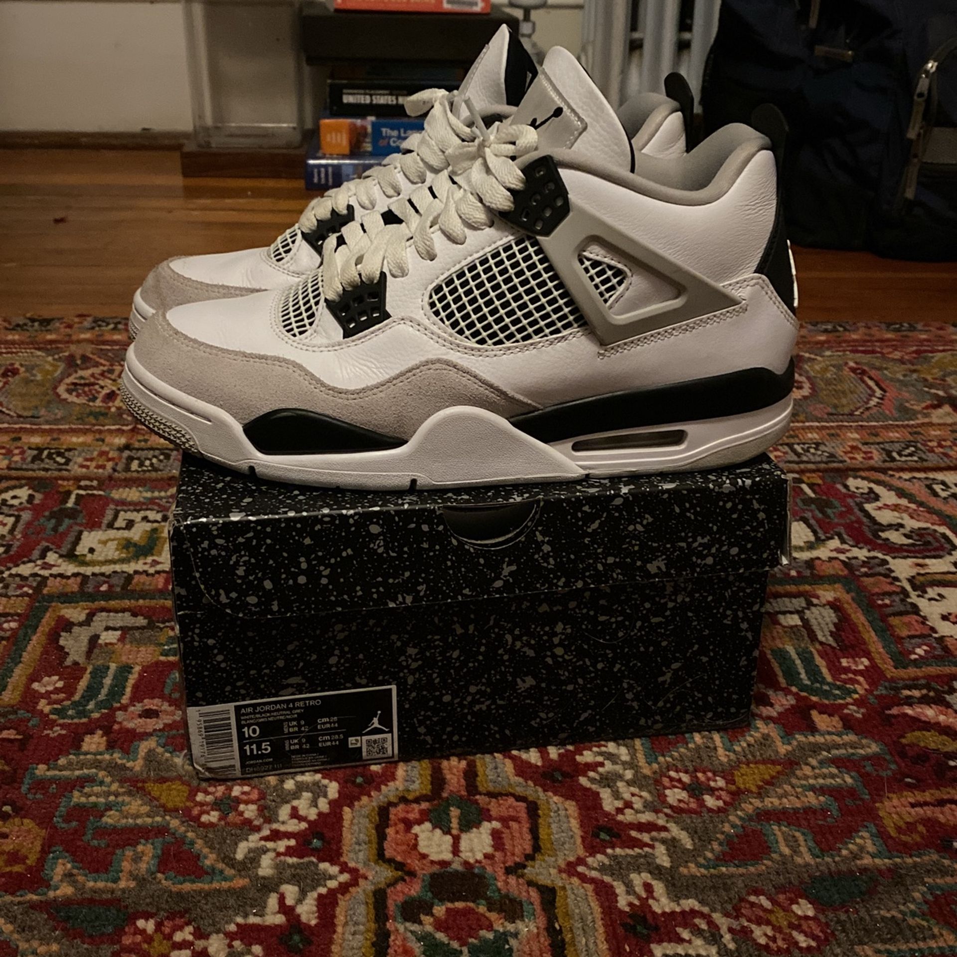 Jordan 4 Military Black