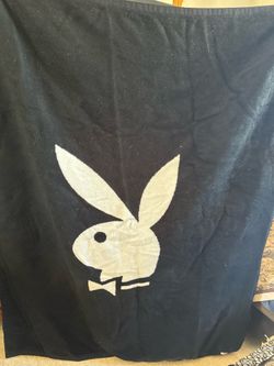Playboy bunny fleece blanket 5x4