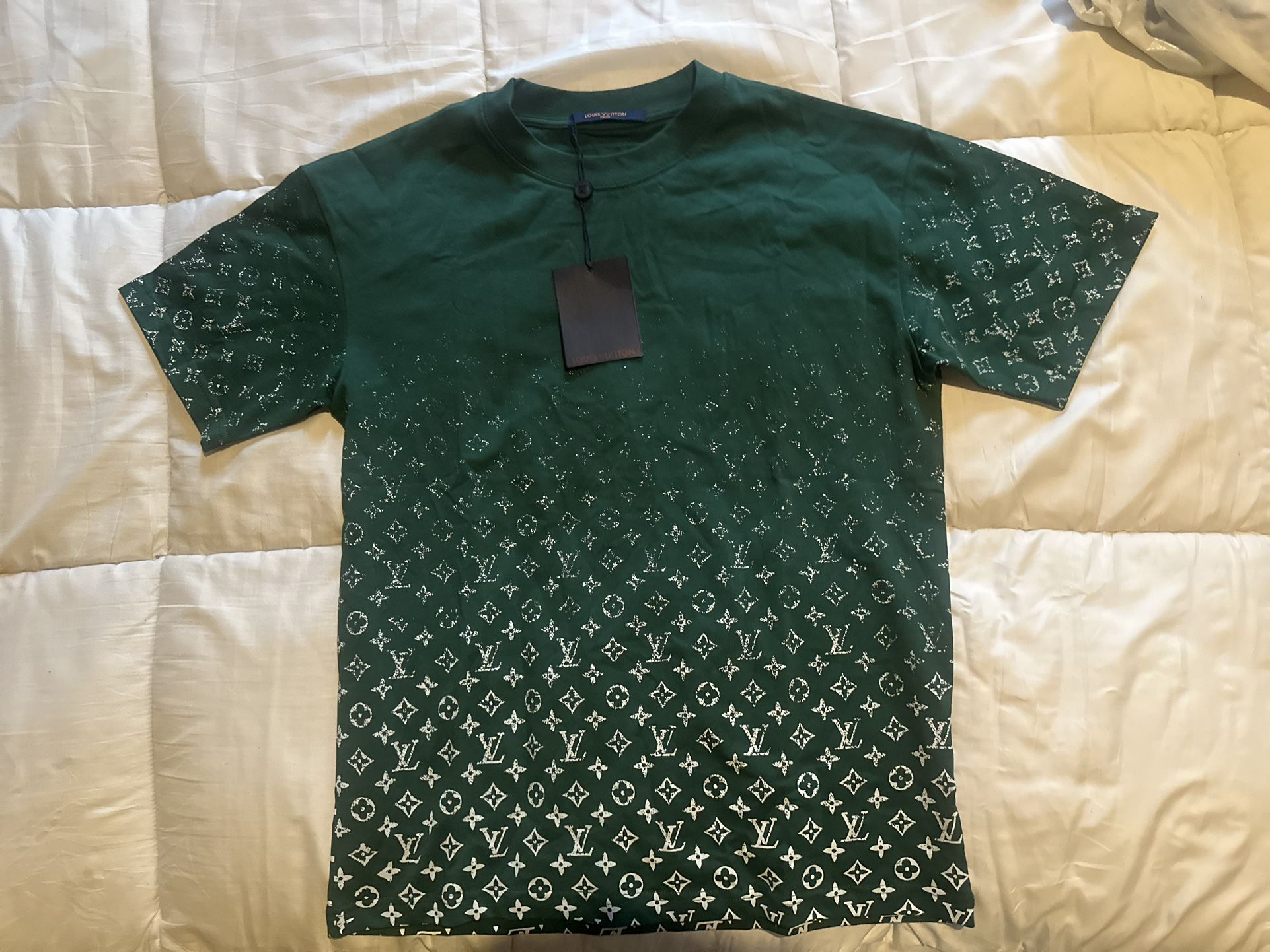 Louis Vuitton Green Monogram Shirt