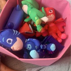 Lots of PJ Masks Toys