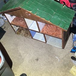 Antique Wooden Dollhouse