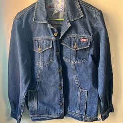 Vintage Fury Sportiff Jean Jacket Size Medium