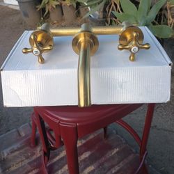 Bathroom Faucet Brushed Metal