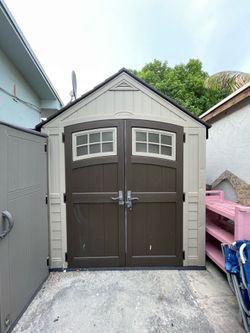 Plastic shed