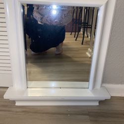 Vanity Mirror White 