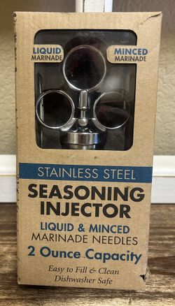 Seasoning Injector-stainless steel- NEW Still In Original Packaging 