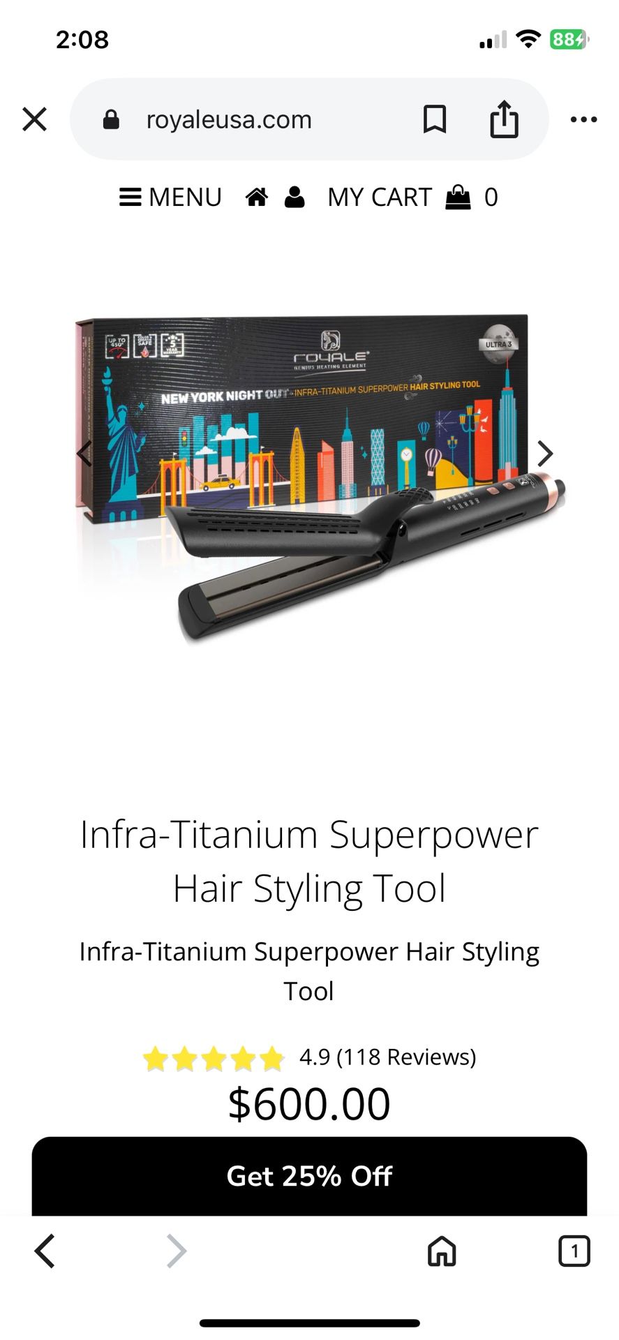 Royale Titanium Styling Tool