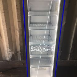 RED BULL ECO SLIM MINI FRIDGE REFRIGERATOR WORKS PERFECT CLEAN COSMETICALLY GREAT!!!