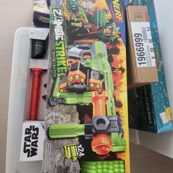 Nerf Zombie Strike Doominator blaster.