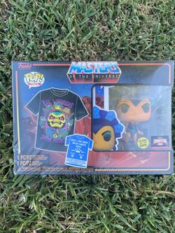 Funko Pop Tees Masters of the Universe Target Con Exclusive
