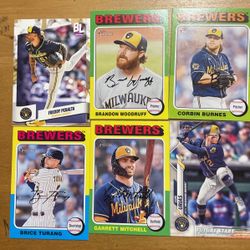 MILWAUKEE BREWERS 16 CARD LOT 