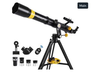 Telescope 90mm Aperture 900mm - High Precision Adjustment Vertisteel AZ Mount Ba