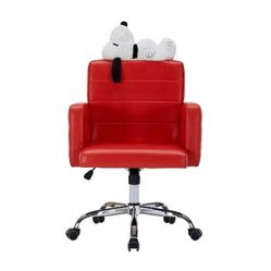 Vanity Swivel Chaie Snoopy's House IMPRESSIONS Brand .Red Faux Leather. New Especial Price 