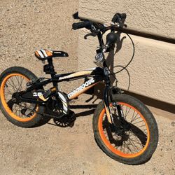 Mongoose Mutant 16” Orange Kids BMX Bike
