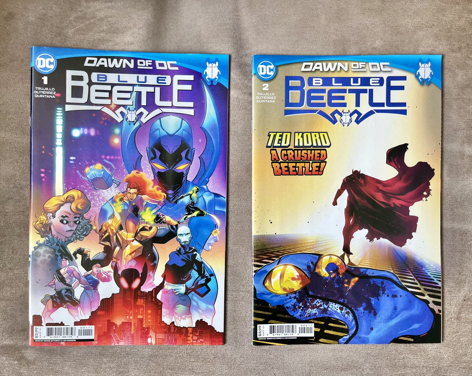 Blue Beetle 1 2 - 2023 - DC Dawn of DC - Dc Comics Nm Run Set Lot Trujillo