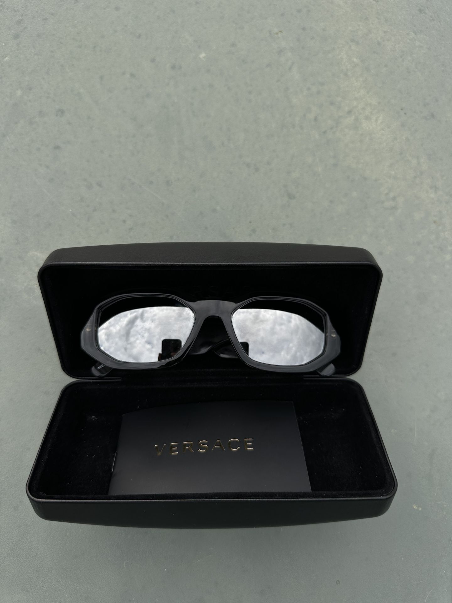 Versace Sunglasses (Transparent Gray)